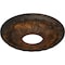 Ekena Millwork Leaf Ceiling Medallion (Fits Canopies up to 4 3/4"), 11 3/8"OD x 3 5/8"ID x 1 1/8"P, Rust CM11LFRUS - alternate 2